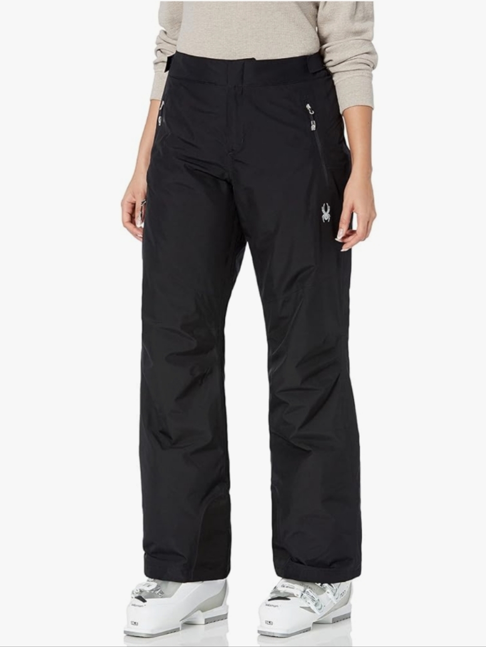Spyder Womens Women's Winner Gore-tex Ski Pant Tailored Fit black size 10